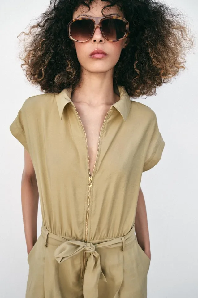 BELTED ZIP JUMPSUIT – image 2