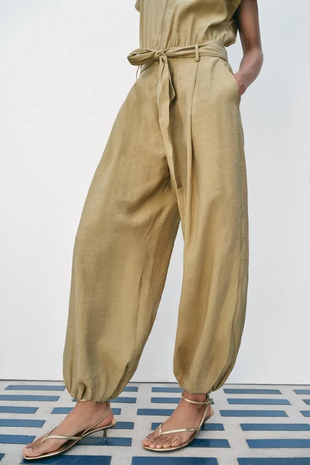 BELTED ZIP JUMPSUIT – image 4