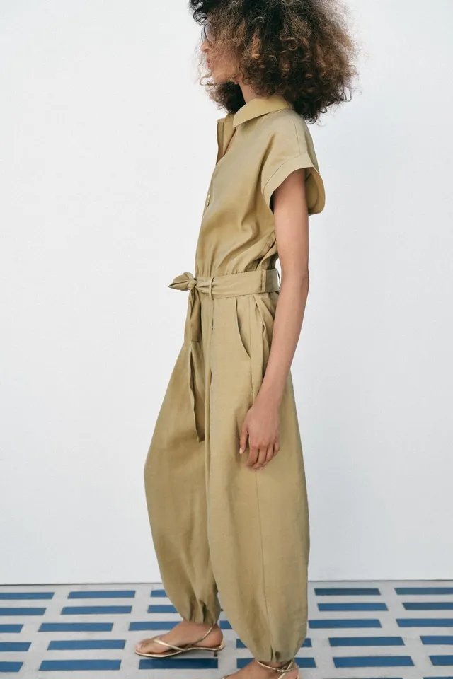 BELTED ZIP JUMPSUIT – image 5
