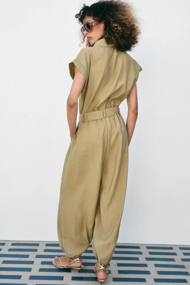 BELTED ZIP JUMPSUIT – image 6