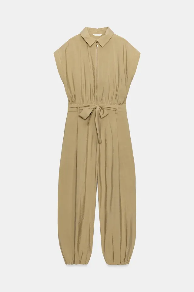 BELTED ZIP JUMPSUIT – image 8