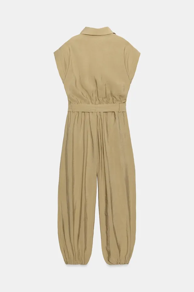 BELTED ZIP JUMPSUIT – image 9
