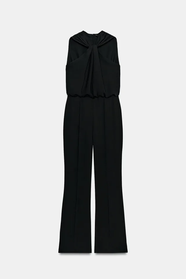 TWIST NECK FLARE JUMPSUIT – image 7