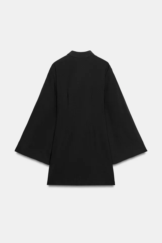 SHORT DRESS WITH FROG FASTENING – image 7
