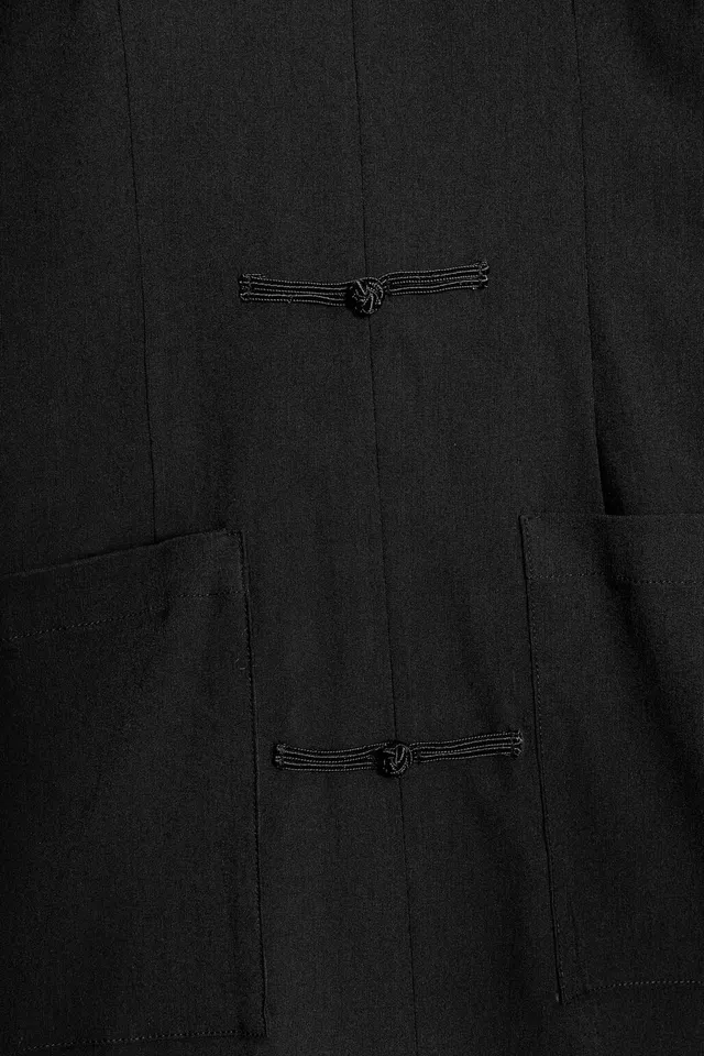 SHORT DRESS WITH FROG FASTENING – image 8