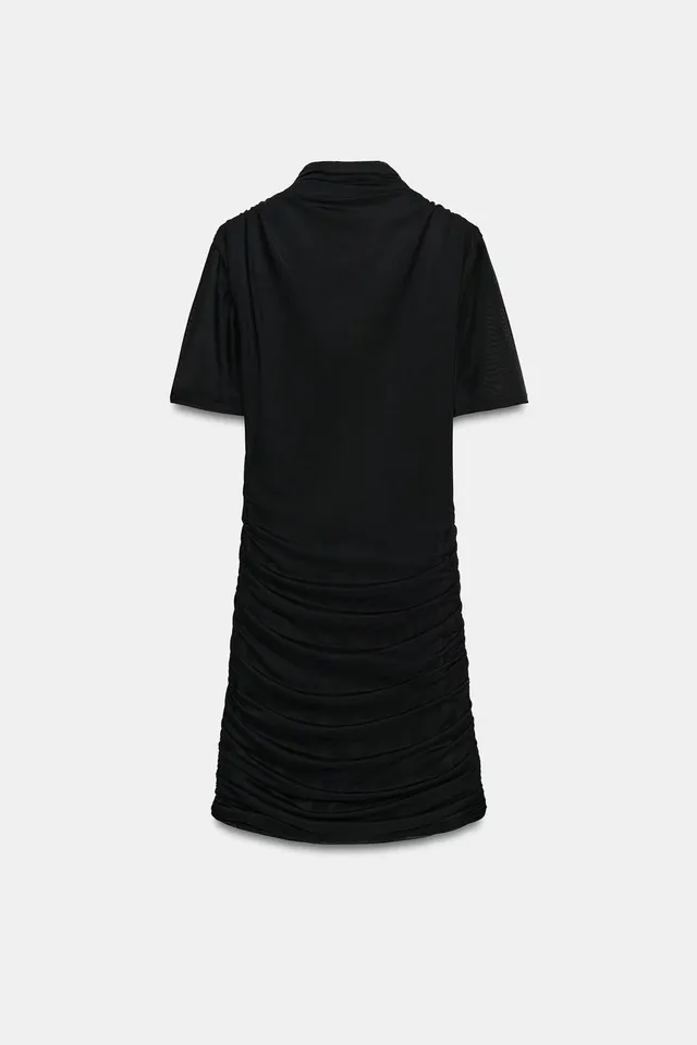 TULLE WRAP MINI DRESS – image 7