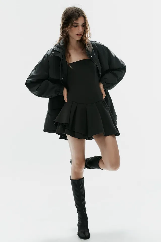 MINI DRESS WITH RUFFLES – image 2