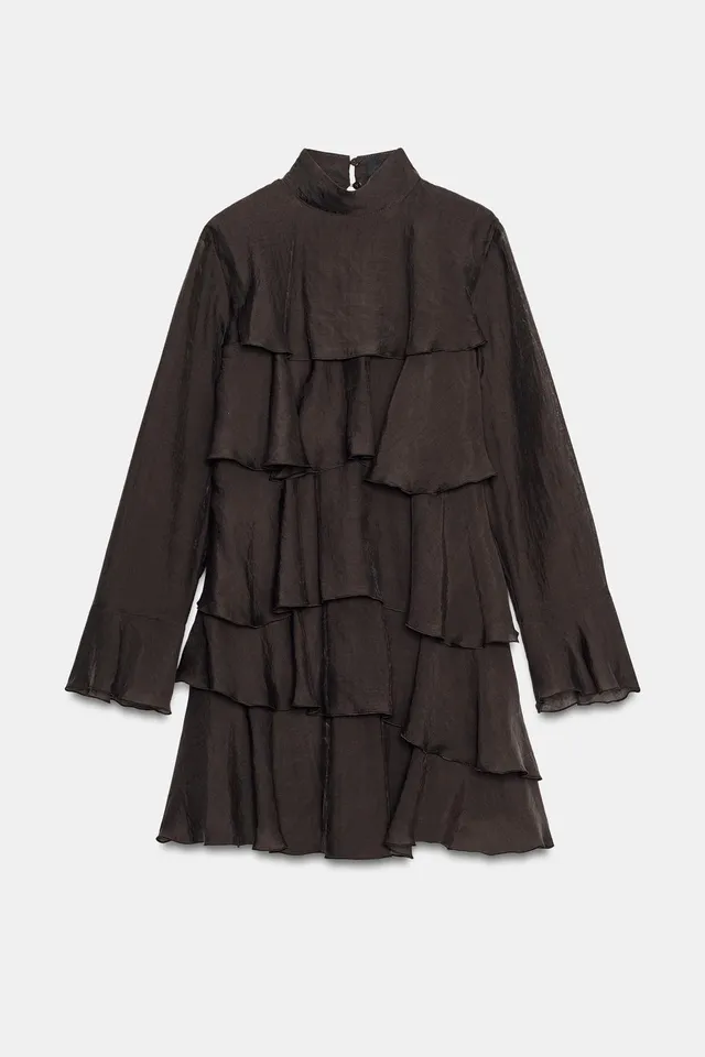 RUFFLED MINI DRESS – image 6