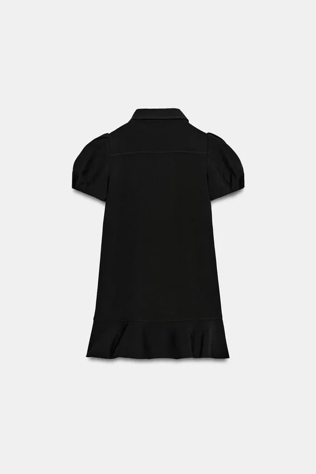 SHORT DRESS WITH PLEATED SLEEVES – image 7