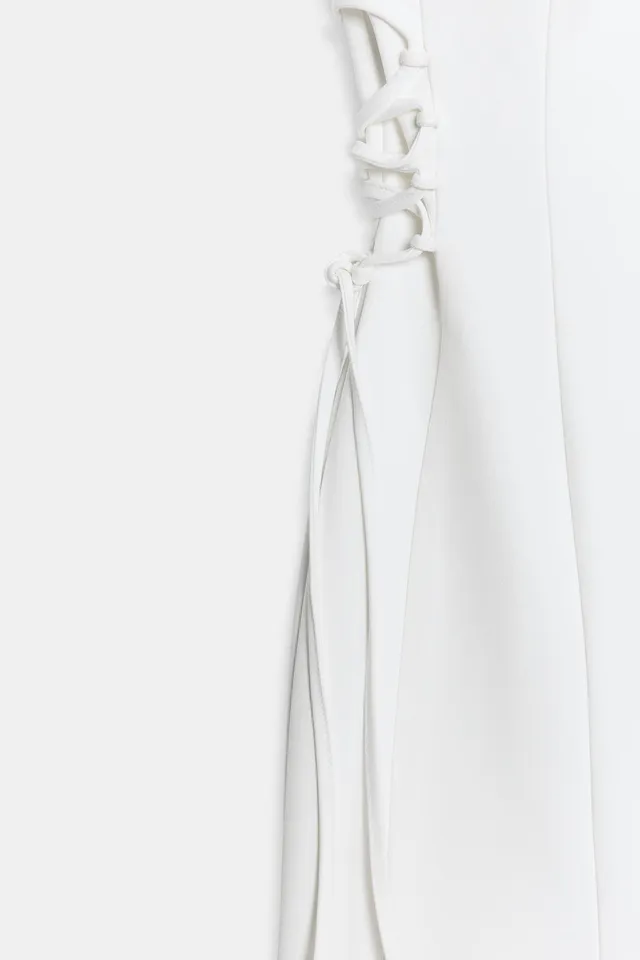 HALTER NECK DRESS WITH SIDE TIES – image 6