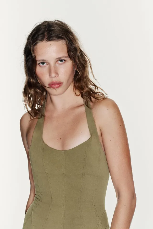SHORT HALTERNECK DRESS – image 3