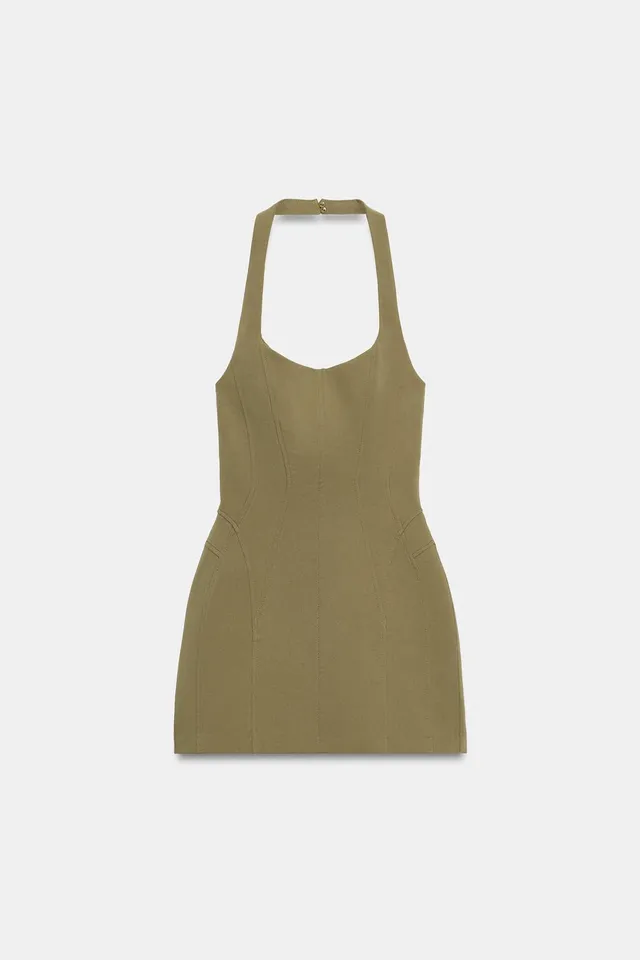 SHORT HALTERNECK DRESS – image 4