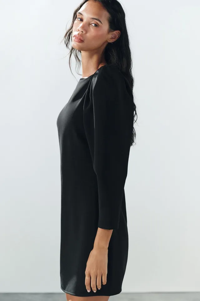 MINI DRESS WITH SHOULDER PADS – image 3