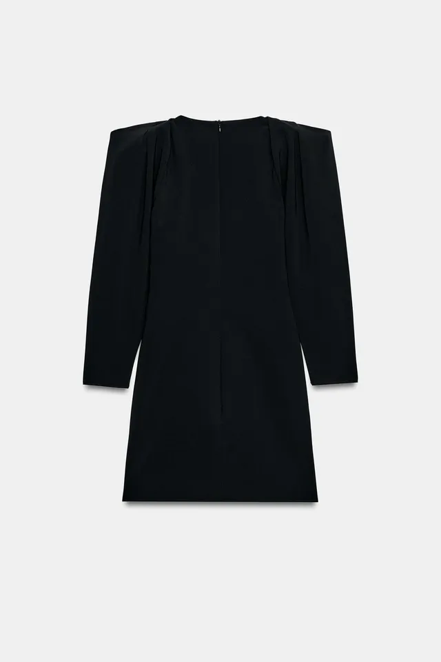 MINI DRESS WITH SHOULDER PADS – image 6