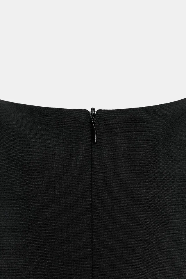 MINI DRESS WITH SHOULDER PADS – image 6