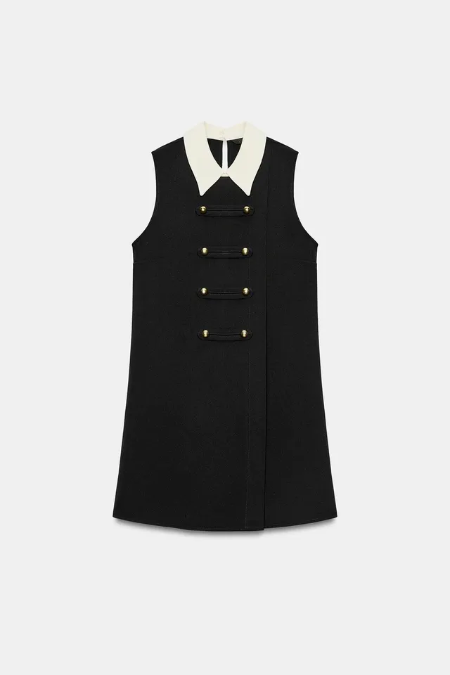 SHORT FROG FASTENING DRESS – image 7