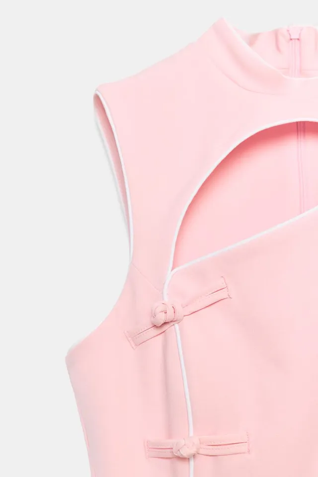 MINI DRESS WITH FROG FASTENING – image 9