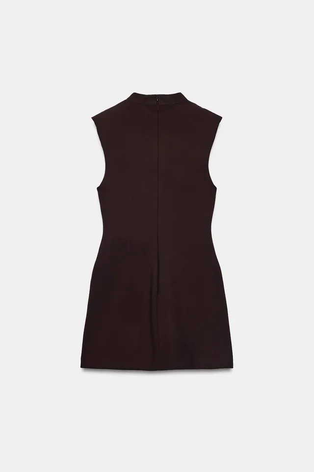 PLEATED SHORT DRESS – image 6