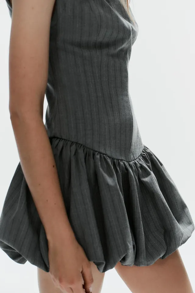 BALLOON HEM MINI DRESS – image 3