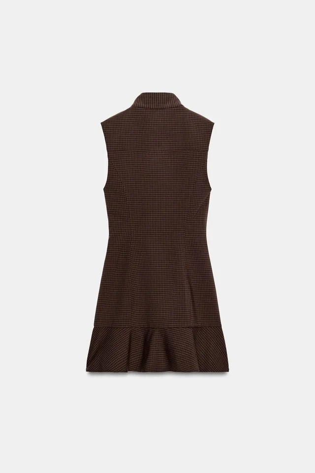 CHECK RULLBE MINI DRESS – image 6