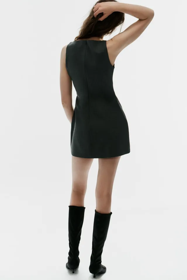 BOAT NECK MINI DRESS – image 4