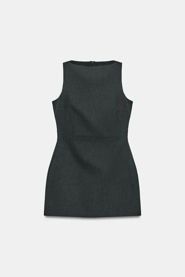 BOAT NECK MINI DRESS – image 5