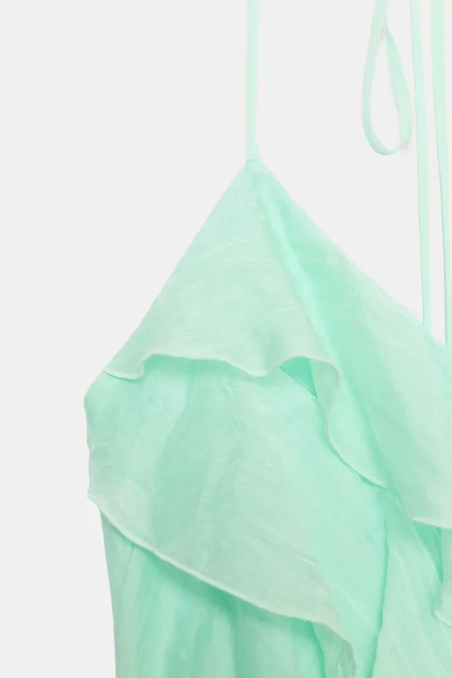 RUFFLED MINI DRESS – image 8