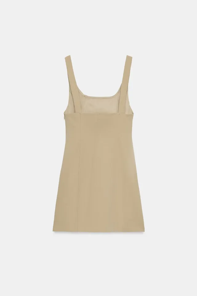 BUTTON MINI DRESS – image 5