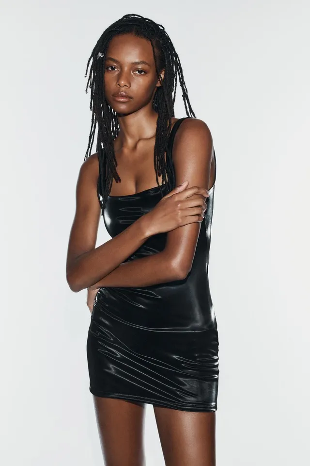 SHIMMER EFFECT MINI DRESS – image 2
