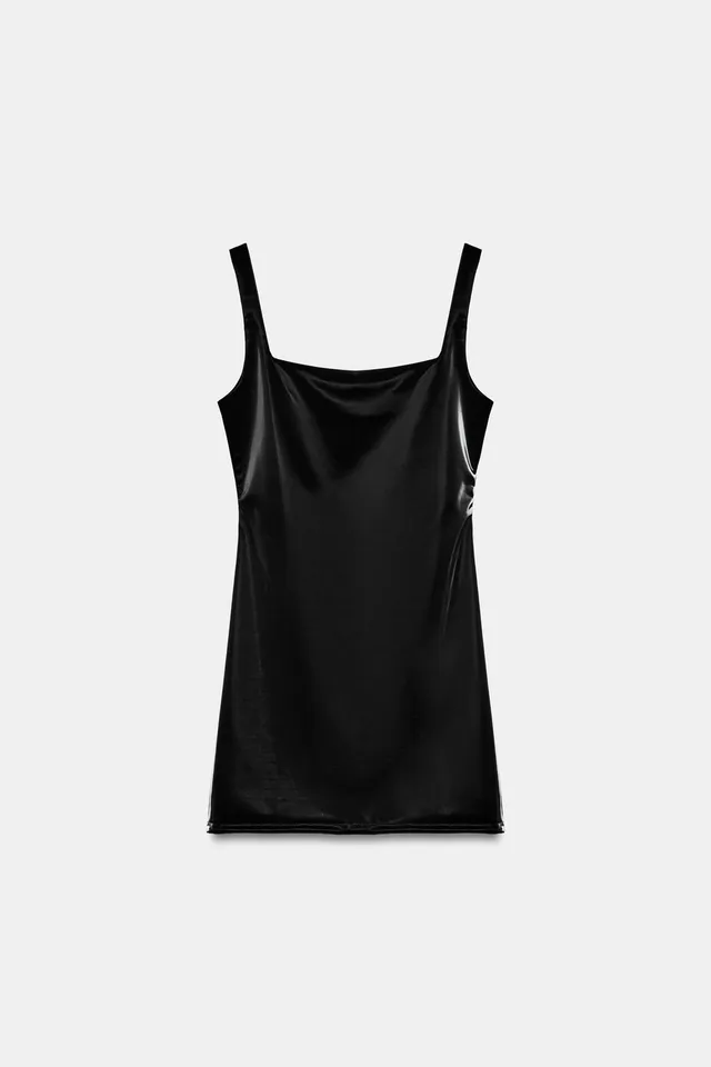 SHIMMER EFFECT MINI DRESS – image 5