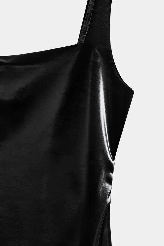 SHIMMER EFFECT MINI DRESS – image 7