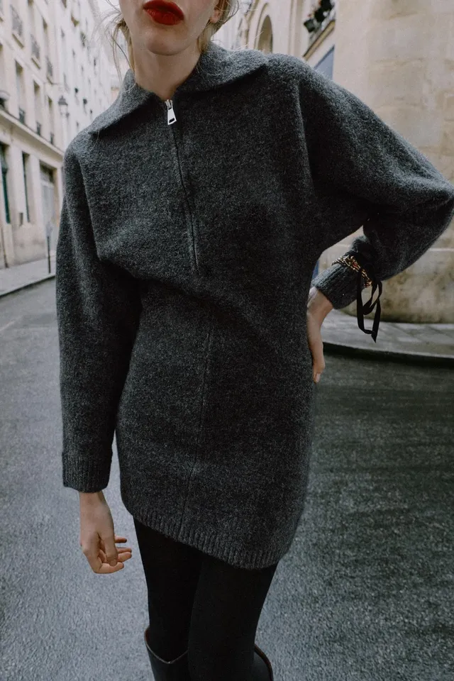 KNIT MINI DRESS – image 2