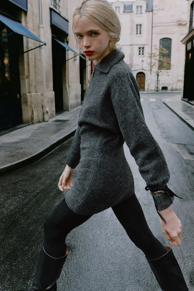 KNIT MINI DRESS – image 3
