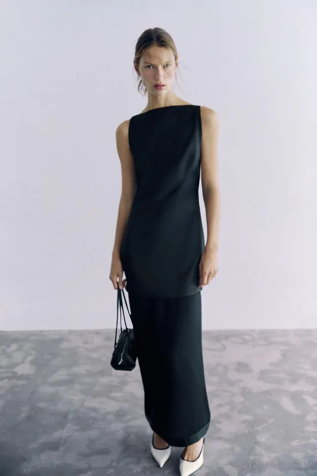 LONG COMBINED DRESS – image 2