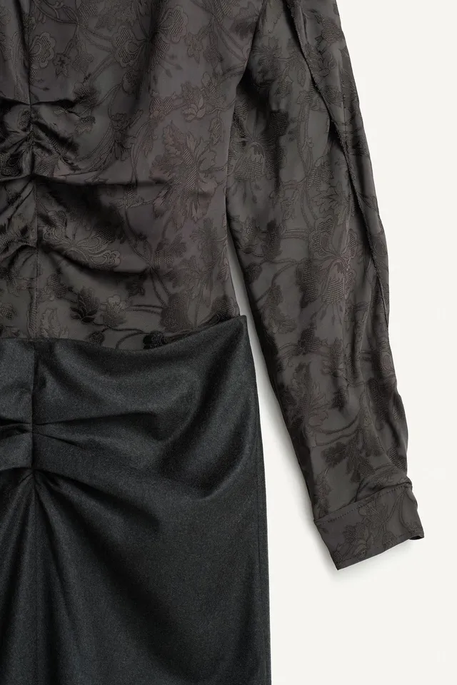 LIMITED EDITION JACQUARD COMBINED DRESS – image 10