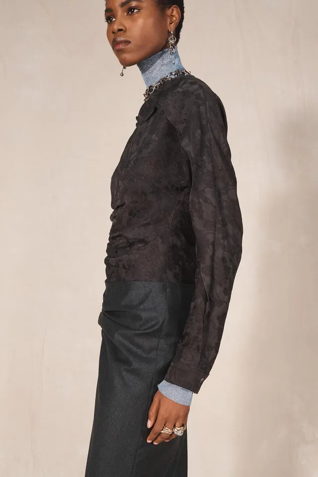LIMITED EDITION JACQUARD COMBINED DRESS – image 3