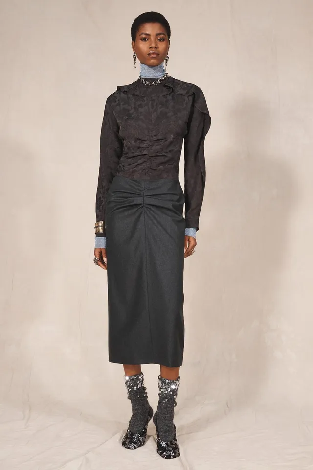 LIMITED EDITION JACQUARD COMBINED DRESS – image 4