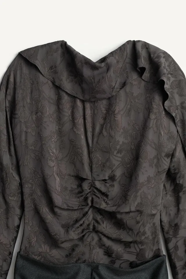 LIMITED EDITION JACQUARD COMBINED DRESS – image 8