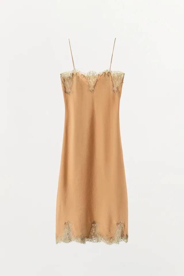 LACE MIDI CAMISOLE DRESS – image 6