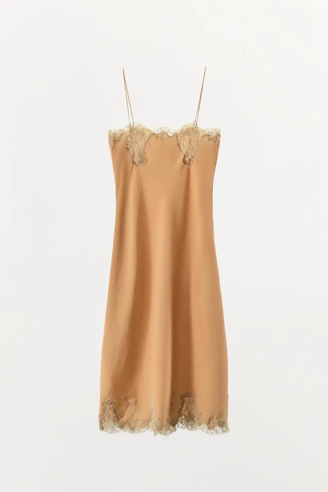 LACE MIDI CAMISOLE DRESS – image 7