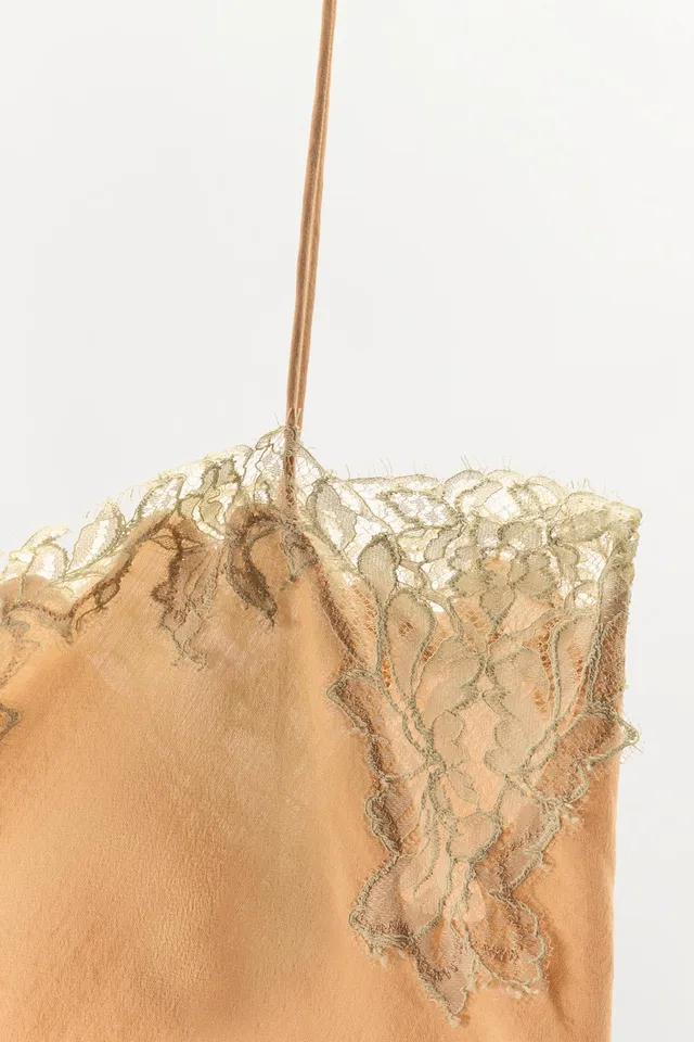 LACE MIDI CAMISOLE DRESS – image 8