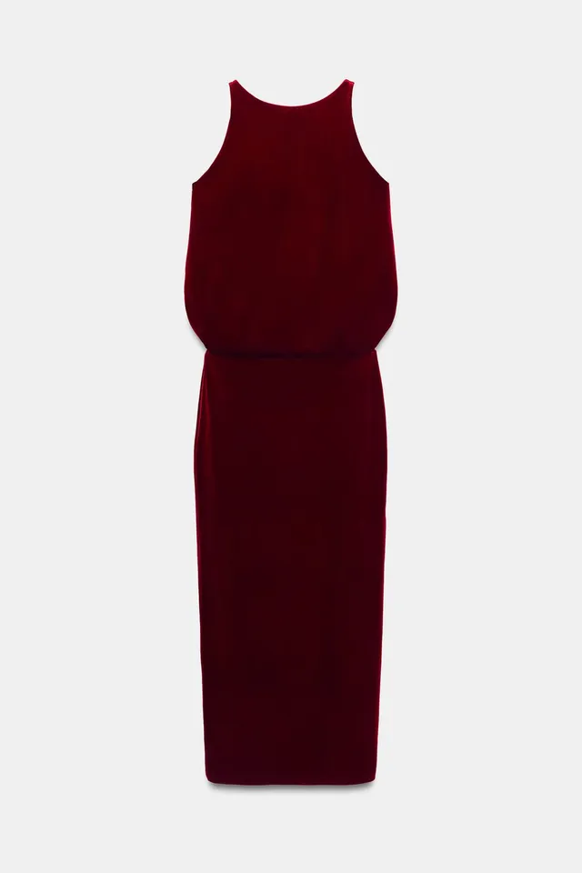 LONG VELVET DRESS – image 5