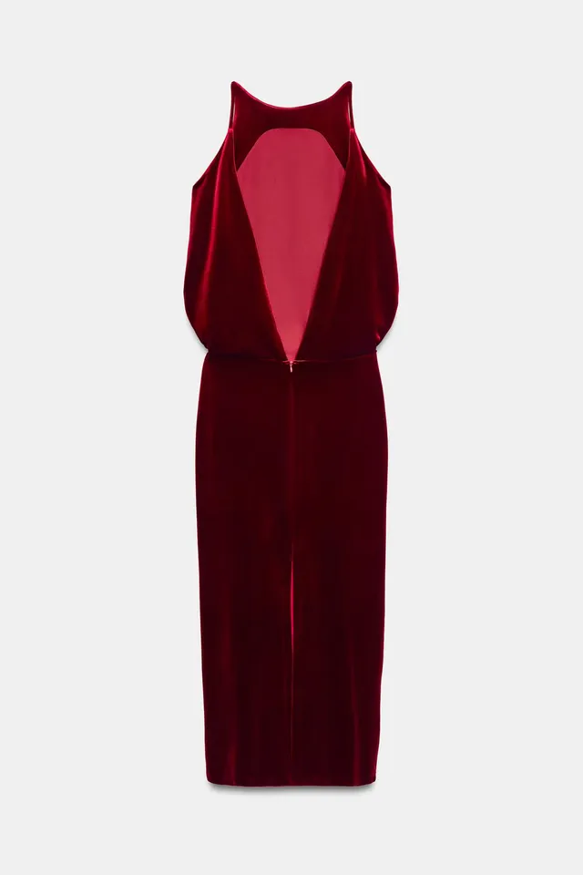 LONG VELVET DRESS – image 6