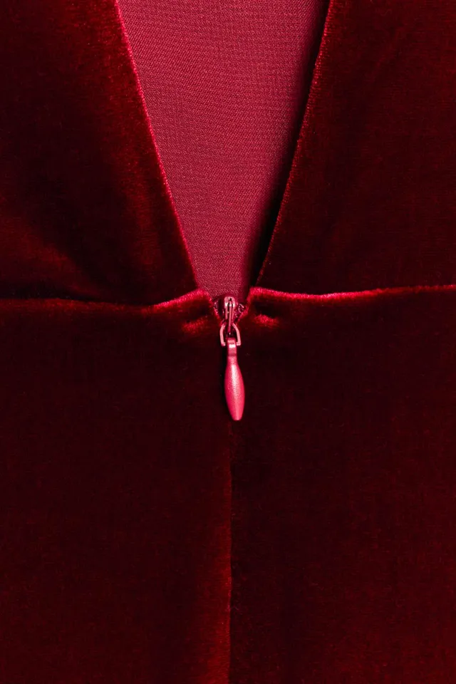 LONG VELVET DRESS – image 7