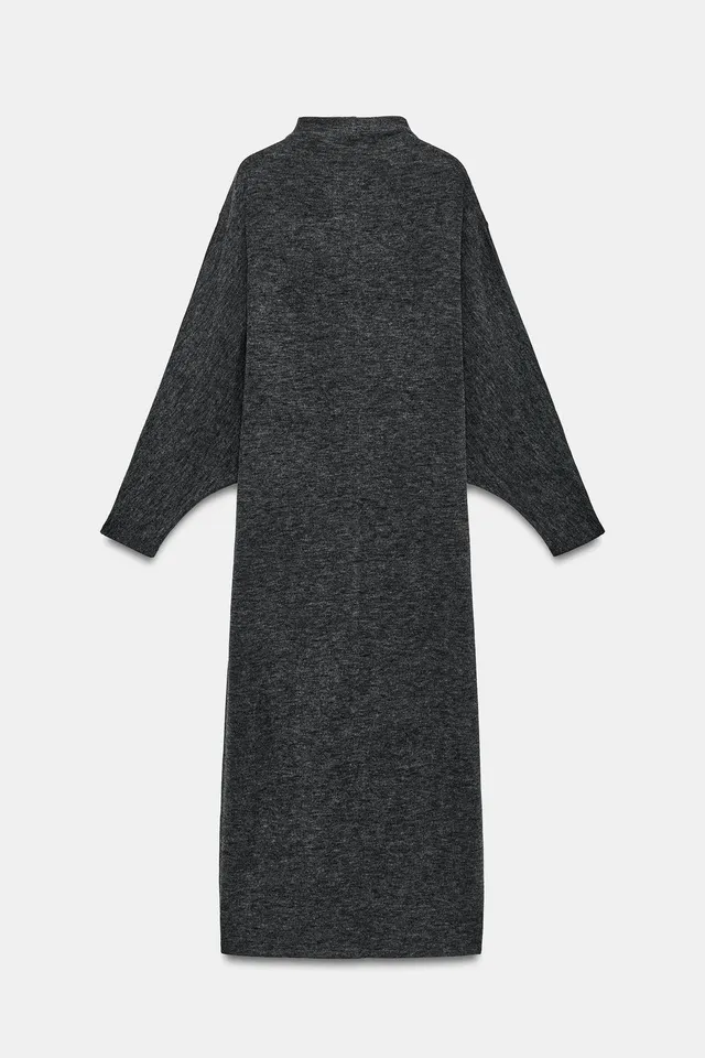 LONG BATWING SLEEVE DRESS – image 8