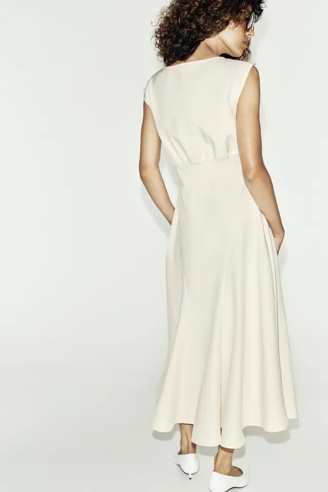 CREPE MIDI DRESS – image 5