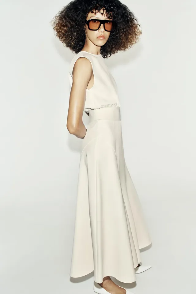 CREPE MIDI DRESS – image 6