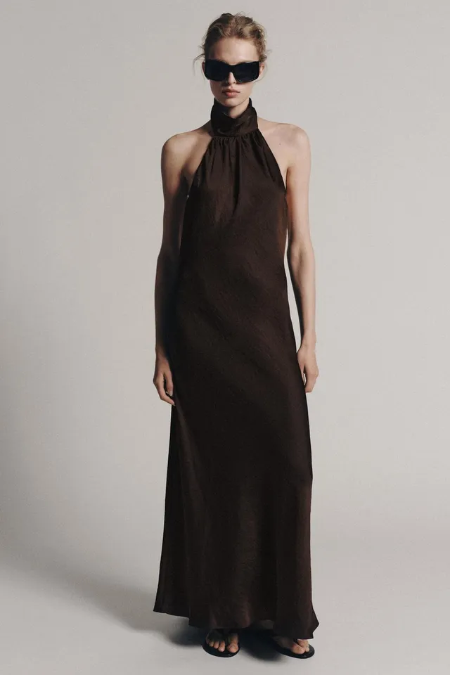 ZW COLLECTION HALTER NECK LONG DRESS – image 2
