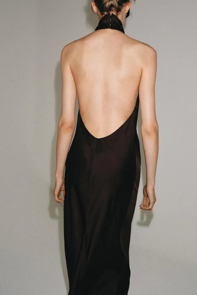 ZW COLLECTION HALTER NECK LONG DRESS – image 3