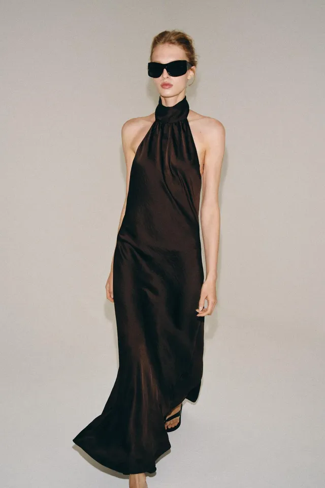 ZW COLLECTION HALTER NECK LONG DRESS – image 4
